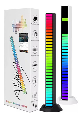 Barra Luz Led Audioritmica Rgb Stremer Gamer Tiktok Unidad 1