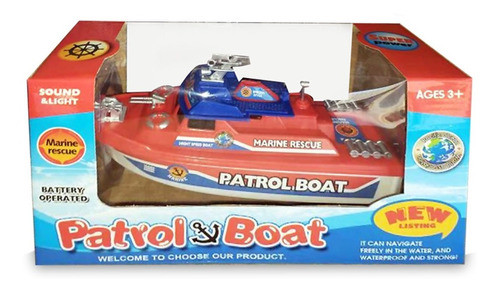 Bote Patrulla A Pilas P/ Agua Marine Rescue 0