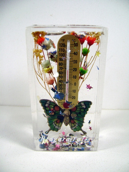 Niagara Falls Adorno Termometro Agua Nieve Mariposa Boedo 1