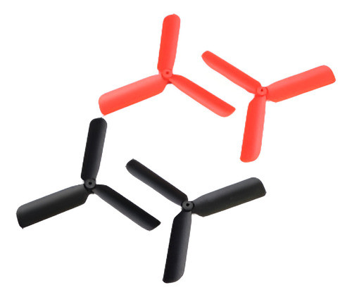 4pcs Actualizado Hoja De 3 Hélices De Hubsan H107l H107c H10 0