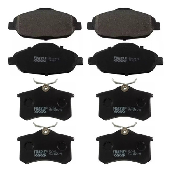 Pastillas De Freno P/ 308 408 Delanteras Y Traseras Peugeot 0