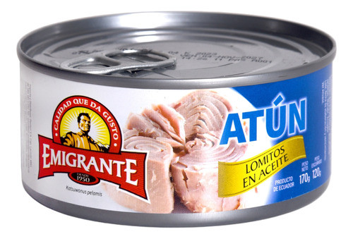 Atún Lomitos En Aceite Emigrante 170 Grs. 0