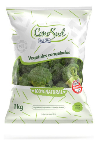 Brocoli Congelado Iqf Conosud Caja 5 U De 1 Kg 0
