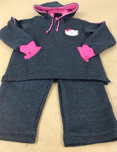 Kit 2 Conjuntos Moletom Flanelado Grosso  Infantil Menina ! 0