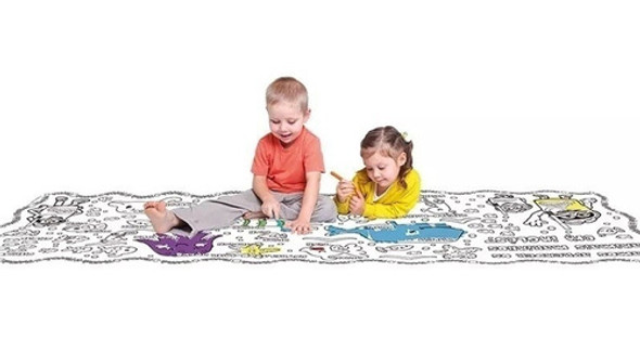 Tapete Bilíngue Com Apagador P Colorir Play-doh Fun 8005-8 1