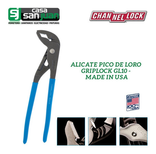 Pinza Pico De Loro Griplock 10  Made In Usa Channellock 1