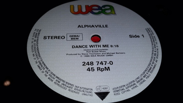 Alphaville Dance With Me (empire Remix) Vinilo Maxi 1986 1