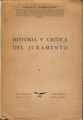 Historia Y Critica Del Juramento 0