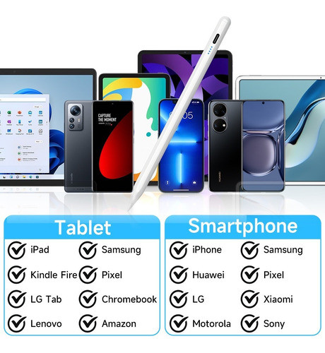 Caneta Touch Ponta Fina Stylus 1.5mm De Alta Precisão Top 1