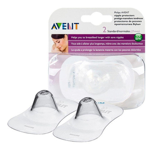 Protetor De Seios Bico De Silicone Philips Avent 21mm 0