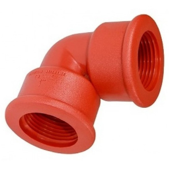 Codo Plástico 90° Hembra Polipropileno Rosca 11/2 Pulgadas H 0