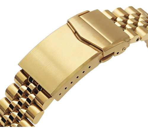 Correa De Reloj De Color Dorado Ip Completa De 0.866 in Co. 1