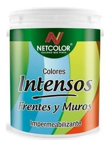 Latex Frentes Y Muros 4 L Netcolor Colores - Pintolindo 0
