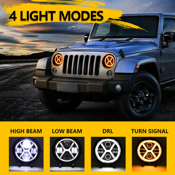 Faróis De Led Para Carros. Polegada 500w 6000k 30000lm Ip67 1
