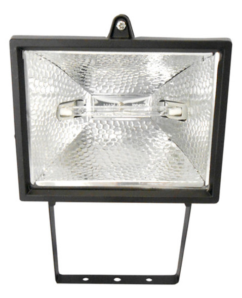 Foco/proyector Halógeno Rectangular, 500w, Color Negro - Ai7 0