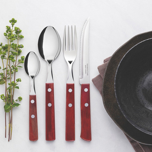 Juego Cubiertos 24 Piezas Polywood - Tramontina Tn9286 1