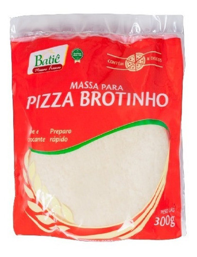 Massa Para Pizza Brotinho Batiê 300 Gramas 1