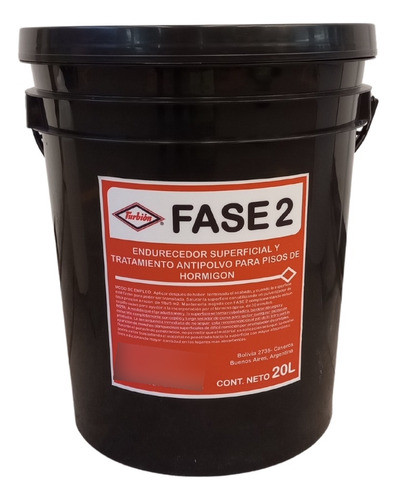 Impermeabilizante Endurecedor Densificador De Hormigon Fase2 0