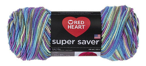 Red Heart Super Saver Yarn, Monet Print 0