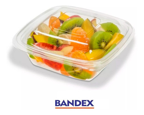 Bandeja Plástica Ensaladera Bandex 444byt 750cc X 50 Uni 1