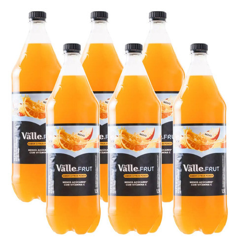 Suco Del Valle Fruit Laranja 1,5l 6 Unidades 0