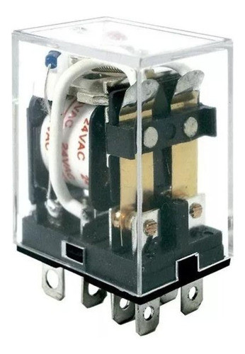 Rele Auxiliar Extraible 4 Polos Bobina 220vca 0