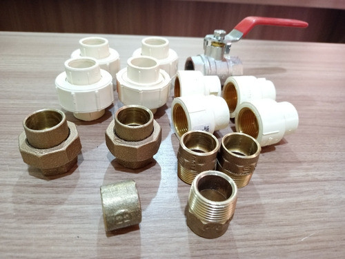 Conexões De Cobre E Aquatherm Instalação De 02 Coletor Solar 1