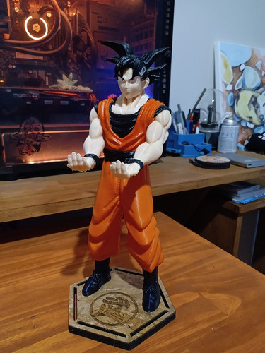 Apoya Joystick O Celular Impreso 3d Goku 1