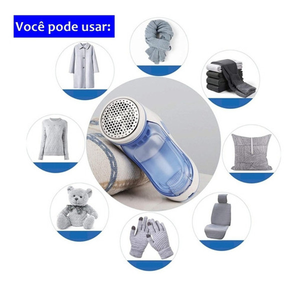 Papa Bolinha Tira Pelo De Roupa Elétrico Recarregável Usb 1