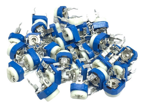 20 Unidades Preset 100 Ohms 101 Horizontal Lineal Trimpot 1