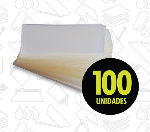Pouch Plastificación Carnet 60 X 90 Mm X 100 Unid. 150 Mic 0