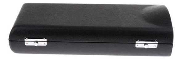 B Estojo De Transporte De Madeira Para Clarinete Preto Liso 0 B Estojo De Transporte De Madeira Para Clarinete Preto Liso 0