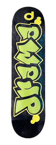 Shape Drama Fiberglass Pixo Verde E Preto 8,0 Street Skate 0