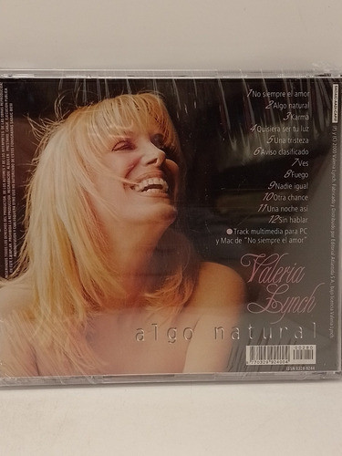 Valeria Lynch Algo Natural Cd Nuevo 1