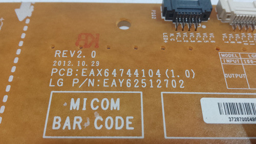 Fuente Tv LG 47lm7600-sa Eax64744104 Jk1005 1