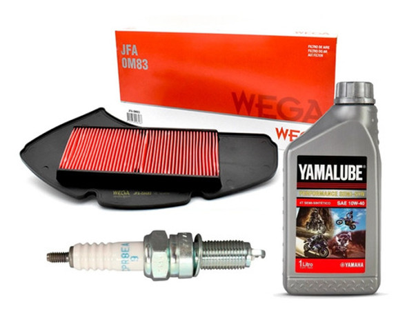 Kit Service Yamaha N Max 155 Yamalube + Aire + Bujía Ryd 0