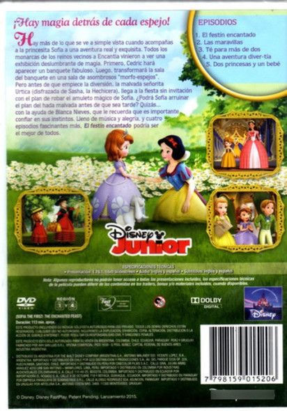 Princesita Sofía El Festín Encantado ( Disney ) Dvd Nuevo 1