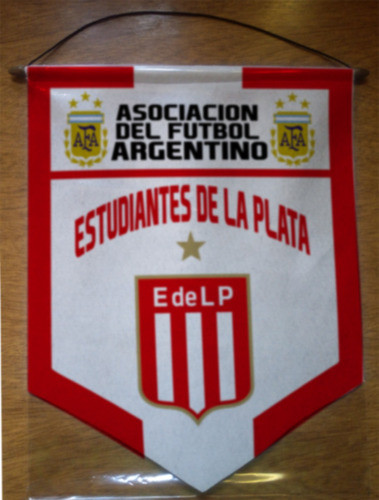 Banderin Paño Legitimo 40cm Estudiantes De La Plata 0