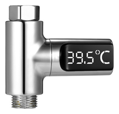 Termômetro De Chuveiro Led Digital 5 ~ 85° C Auto-gerador 1