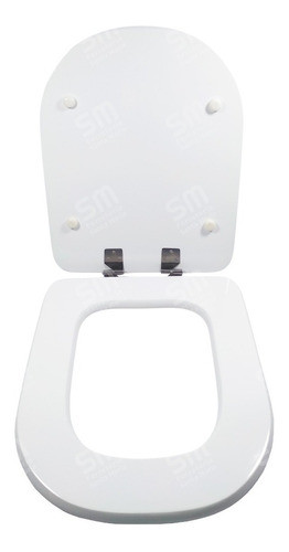 Asiento Inodoro Mad Laqueada Acero Inox. Modelo Vogue Plus 0