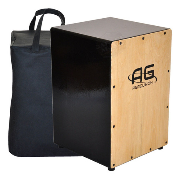 Cajon Peruano Ag Principiante Percusión Funda Friz Cd Curso 0