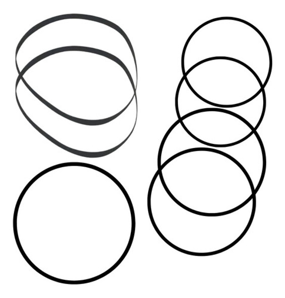 Kit De Correas Para Cds Y Caseteras Aiwa Cx-n503lh 0