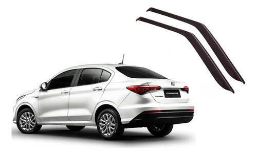 Deflector Fiat Cronos Oriyinall X2 Unid Trasero Enc Adhesivo 0