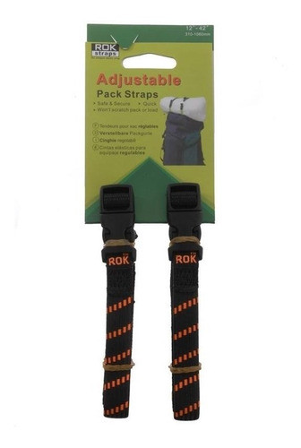 Par Correas Touratech Rok 30-106cm Negro Naranja Bamp Group 0