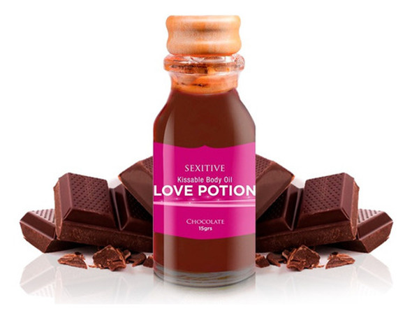Aceite Comestible Lubricante Íntimo Mini Love Potion Choco 0