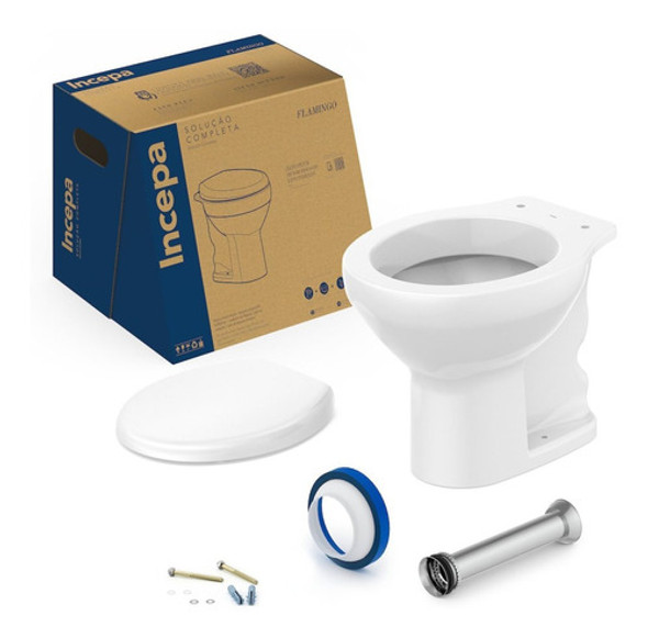 Kit Vaso Sanitário Convencional Com Assento Queda 1