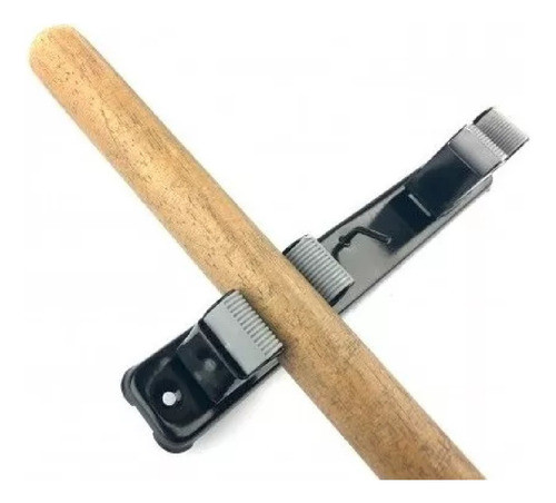 Soporte Organizador Metálico Doble De Pared Escoba Secador 1