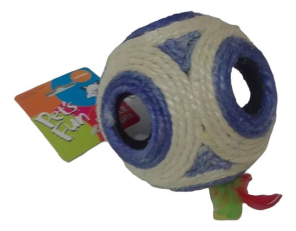 Juguete Para Gato Pelota Rascadora Con Cascabel Interno 0 Juguete Para Gato Pelota Rascadora Con Cascabel Interno 0