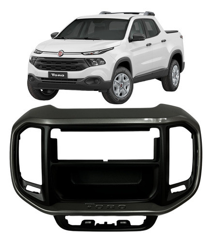 Moldura Painel Fiat Toro Endurance Radio 2016 2017 2018 2019 0