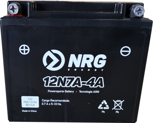Batería Moto Agm Nrg 12n7a-4a 1